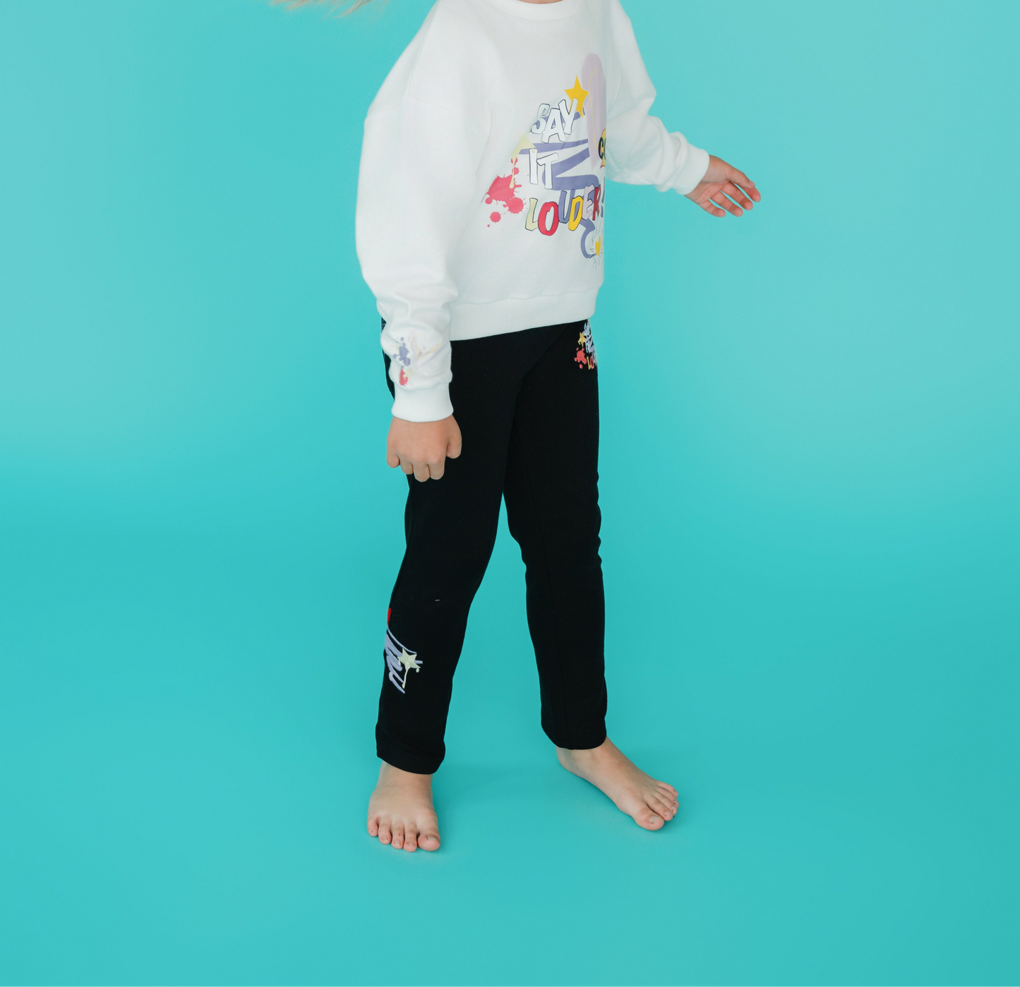 Luna Love- Sweater Natur Weiß