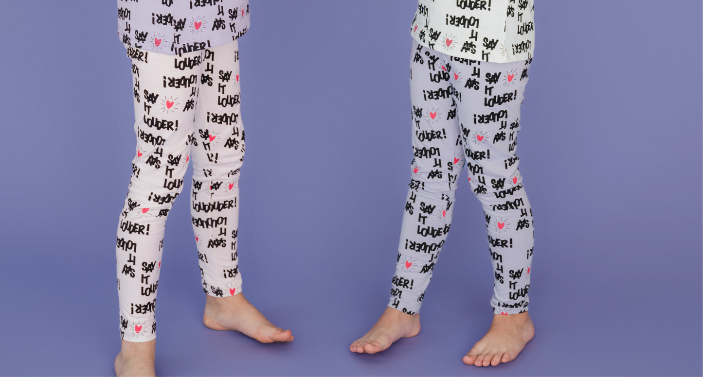 Lea Luxe - Legging Natur Weiß