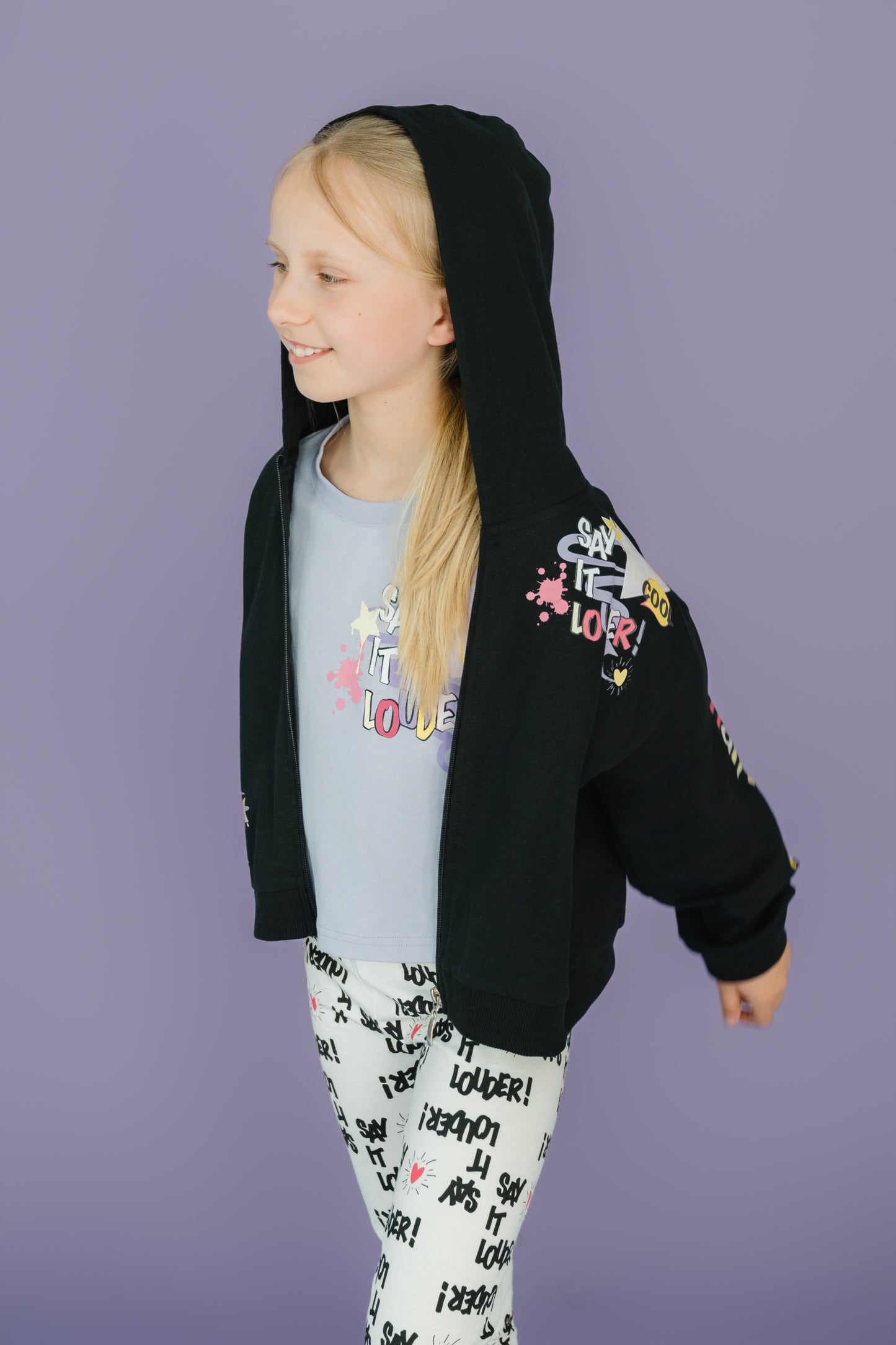 Chloe Cool - Kapuzenjacke Schwarz