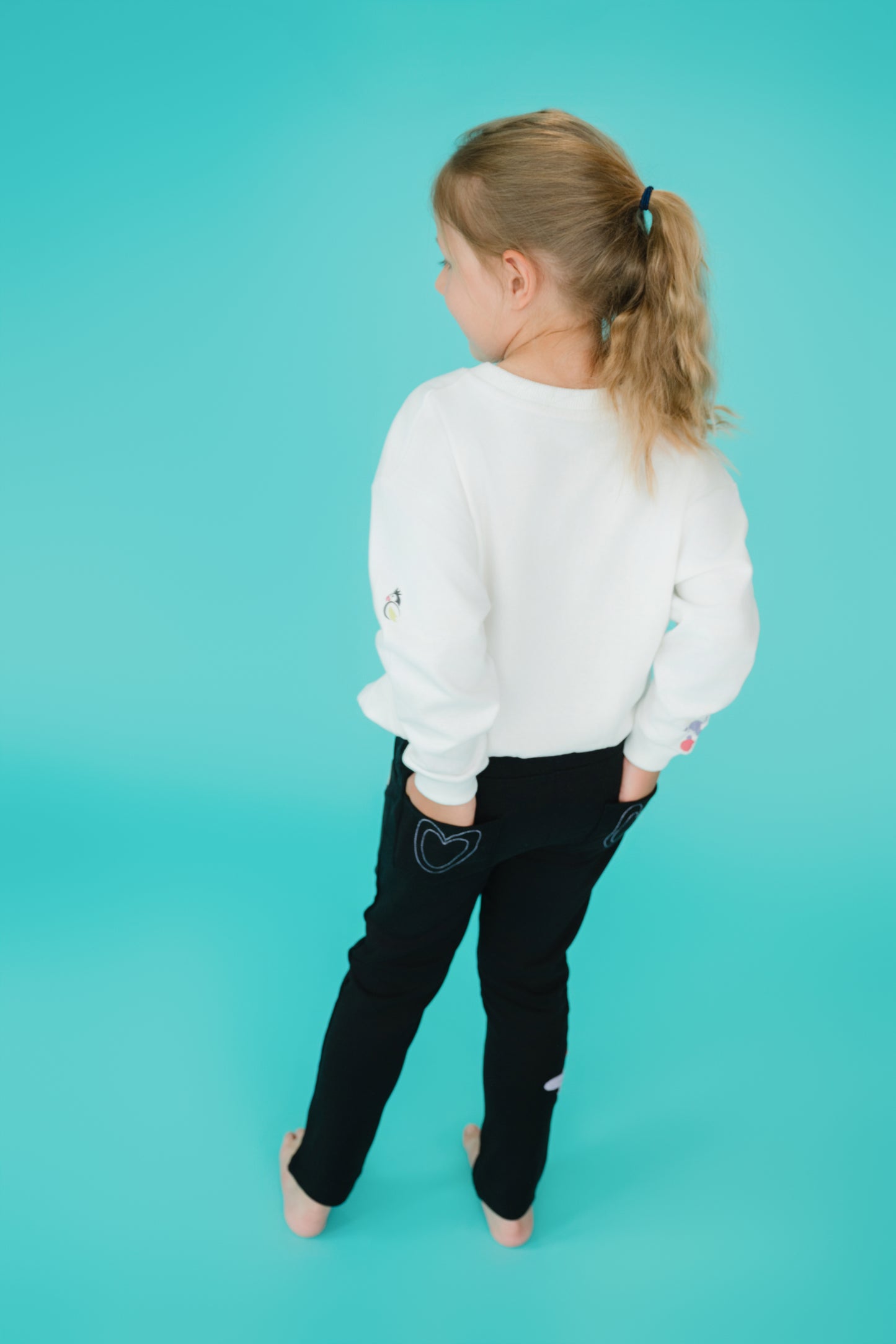 Luna Love- Sweater Natur Weiß