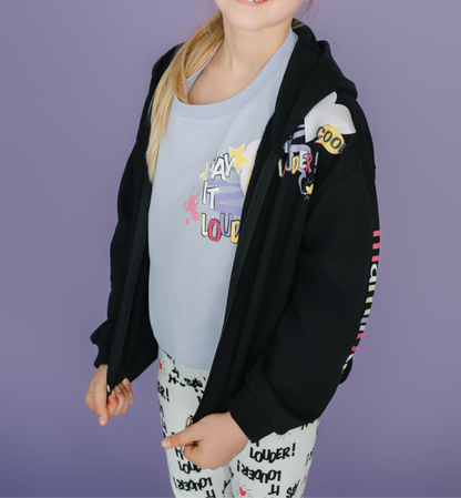Chloe Cool - Kapuzenjacke Schwarz