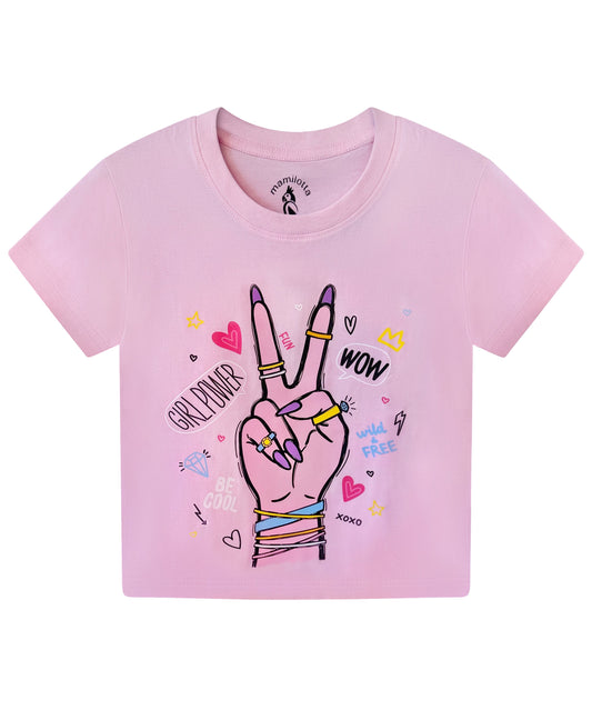 Peace & Power Shirt Rosa