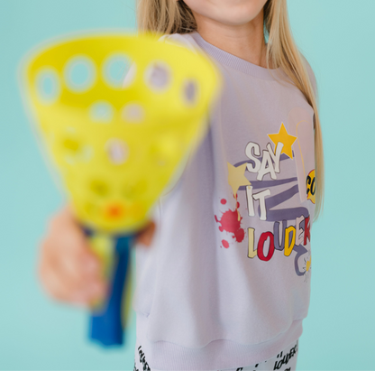 Luna Love - Sweater Pastel Lilac