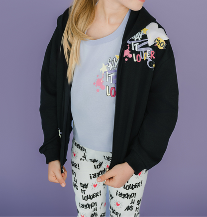 Chloe Cool - Kapuzenjacke Schwarz