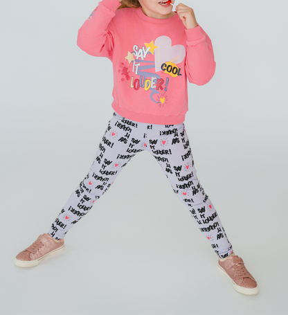 Luna Love- Sweater Hot Pink