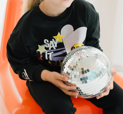 Luna Love- Sweater Schwarz