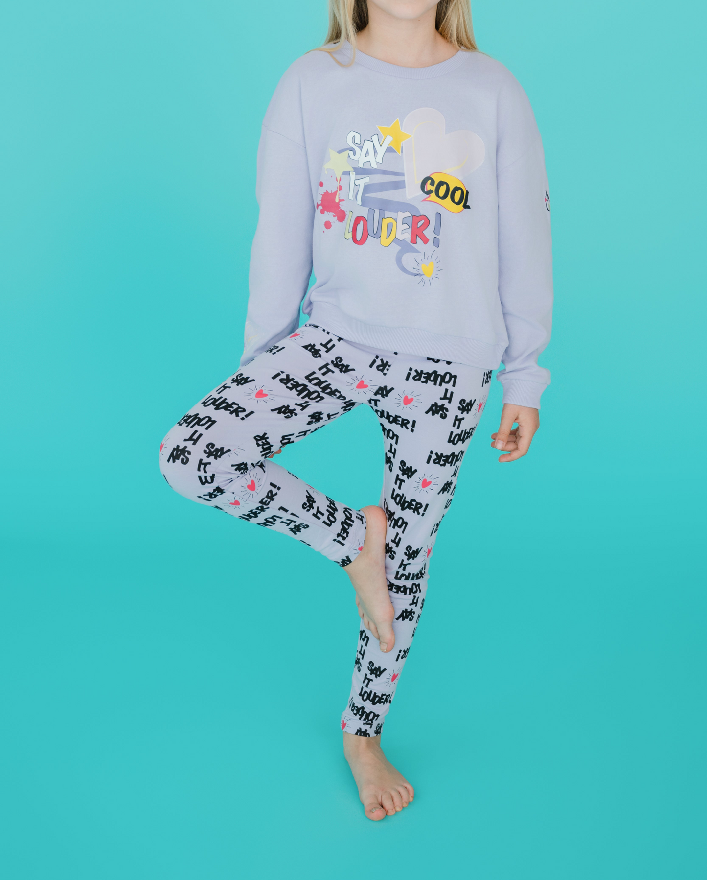 Lea Luxe Legging Pastel Lilac