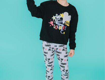 Luna Love- Sweater Schwarz